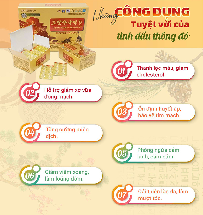 Những Công Dụng Của Tuyệt Vời Của Tinh Dầu Thông Đỏ