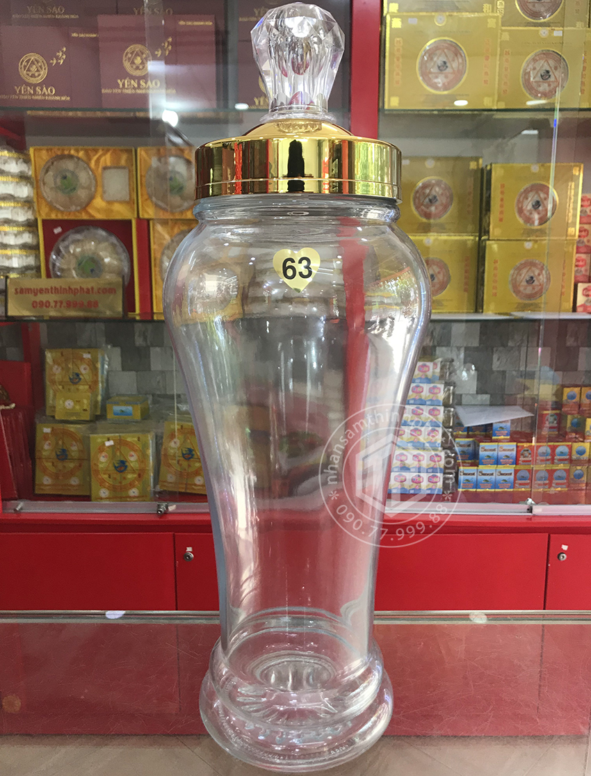 Bình ngâm sâm tươi Hàn Quốc 2,4 lít