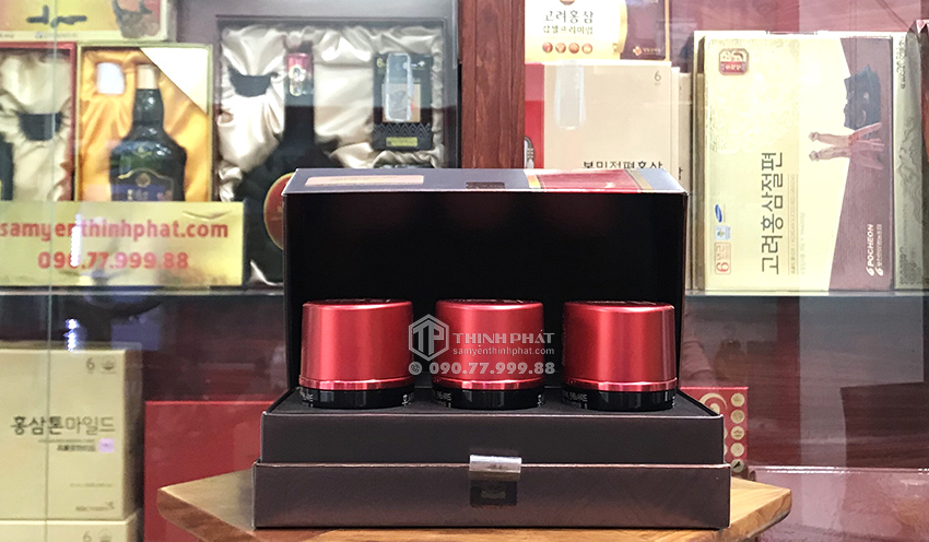Cao địa sâm Chính phủ tinh chất cao hồng sâm Jung Kwan Jang KGC thượng hạng hộp quà tặng 3 lọ x 100g
