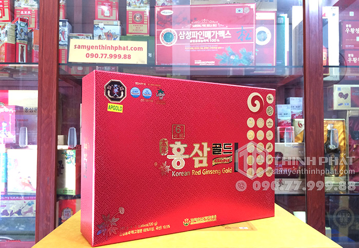 Cao hồng sâm Hàn Quốc 6 năm tuổi hộp 3 lọ x 240g