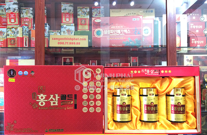 Cao hồng sâm Hàn Quốc 6 năm tuổi hộp 3 lọ x 240g