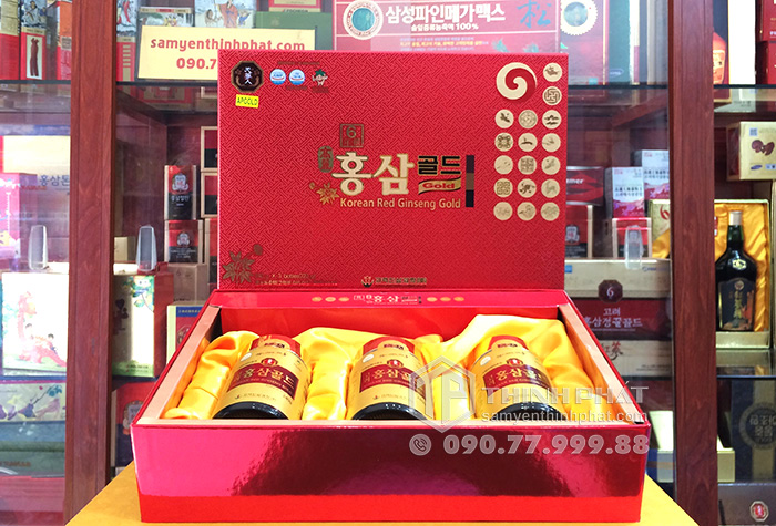 Cao hồng sâm Hàn Quốc 6 năm tuổi hộp 3 lọ x 240g
