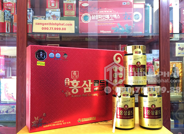 Cao hồng sâm Hàn Quốc 6 năm tuổi hộp 3 lọ x 240g