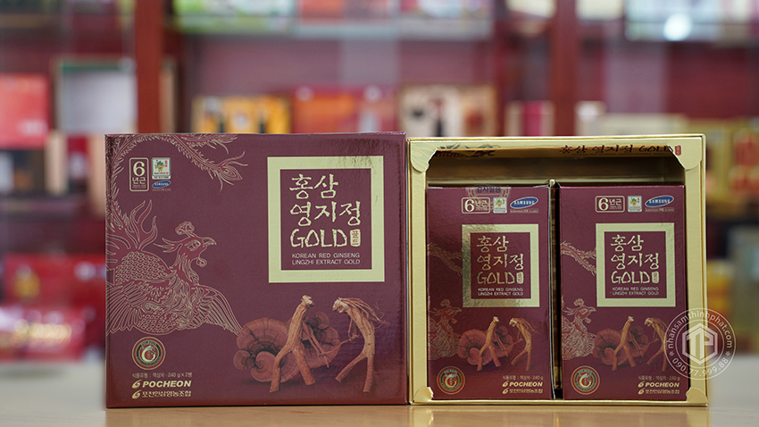 Cao hồng sâm linh chi Pocheon chính hãng Hàn Quốc