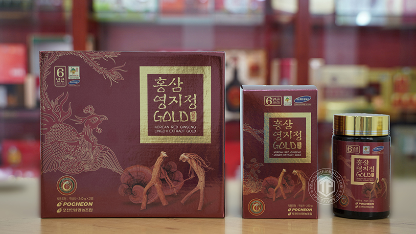 Cao hồng sâm linh chi Pocheon chính hãng Hàn Quốc