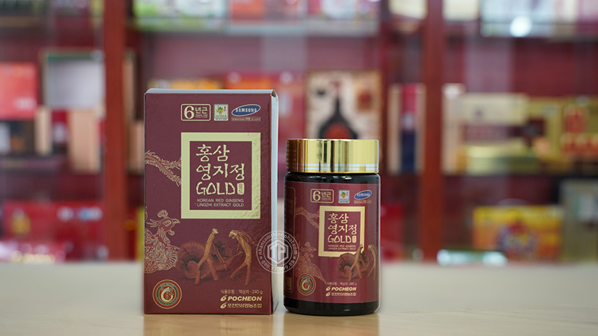 Cao hồng sâm linh chi Pocheon chính hãng Hàn Quốc