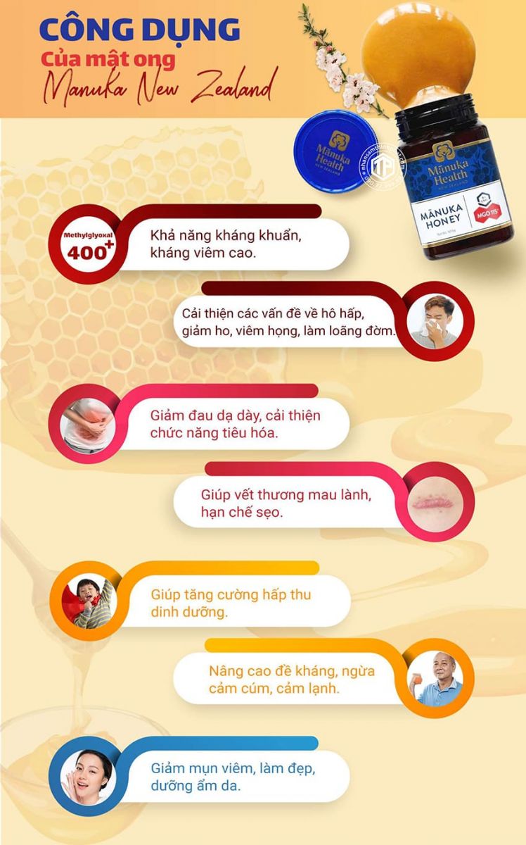 Công Dụng Của Mật Ong Manuka New Zealand