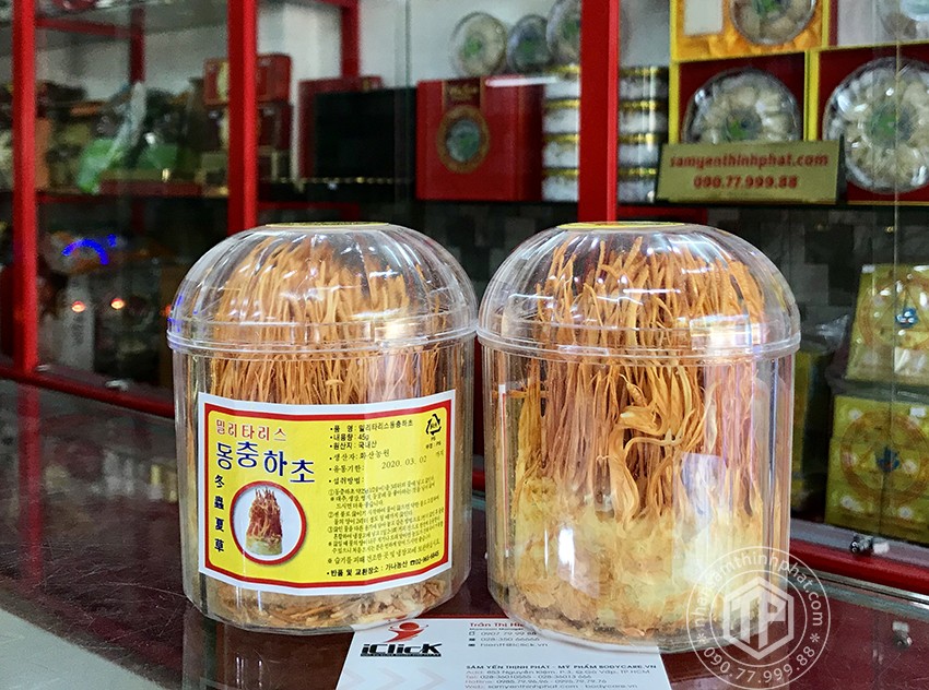 Đông trùng hạ thảo Hàn Quốc lọ 45g