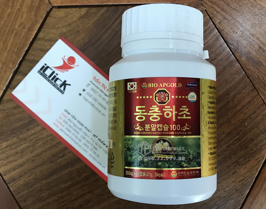 Viên đông trùng hạ thảo Hàn Quốc hộp 120 viên
