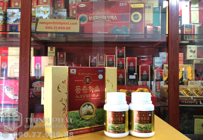 Viên đông trùng hạ thảo Hàn Quốc hộp 120 viên -