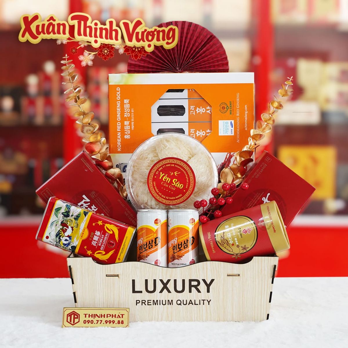 Giỏ Quà Xuân Thịnh Vượng Giỏ Quà Xuân Thịnh Vượng