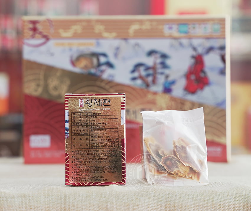 Hồng Sâm Lát Khô Daesan Hàn Quốc hộp 120g