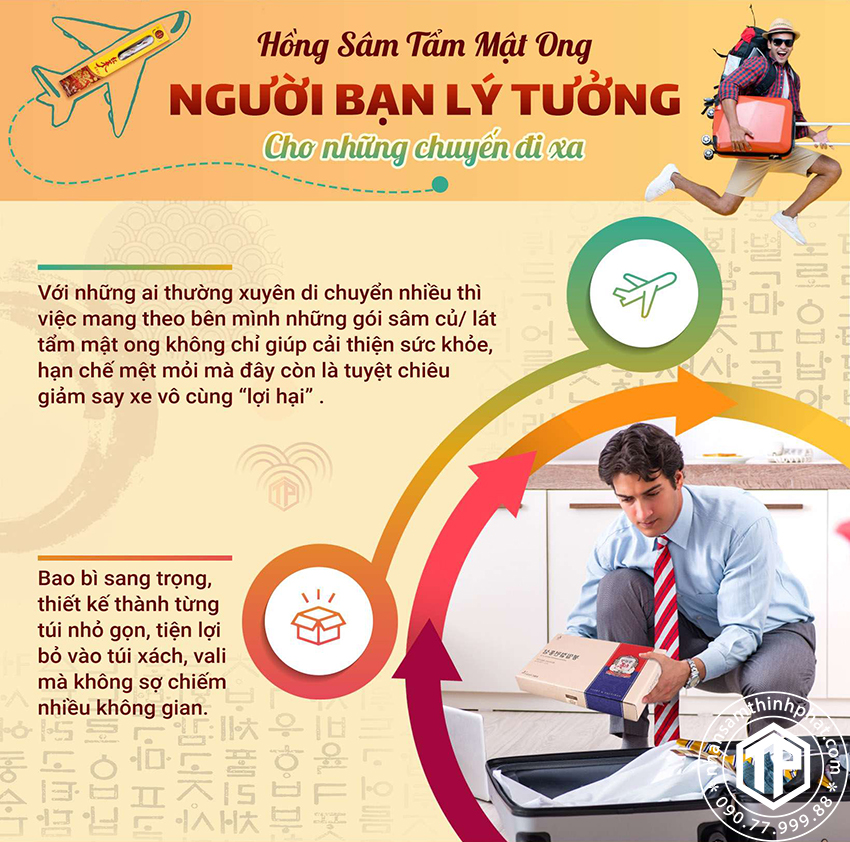 Hồng sâm tẩm mật ong - Người bạn lý tưởng cho những chuyến đi xa