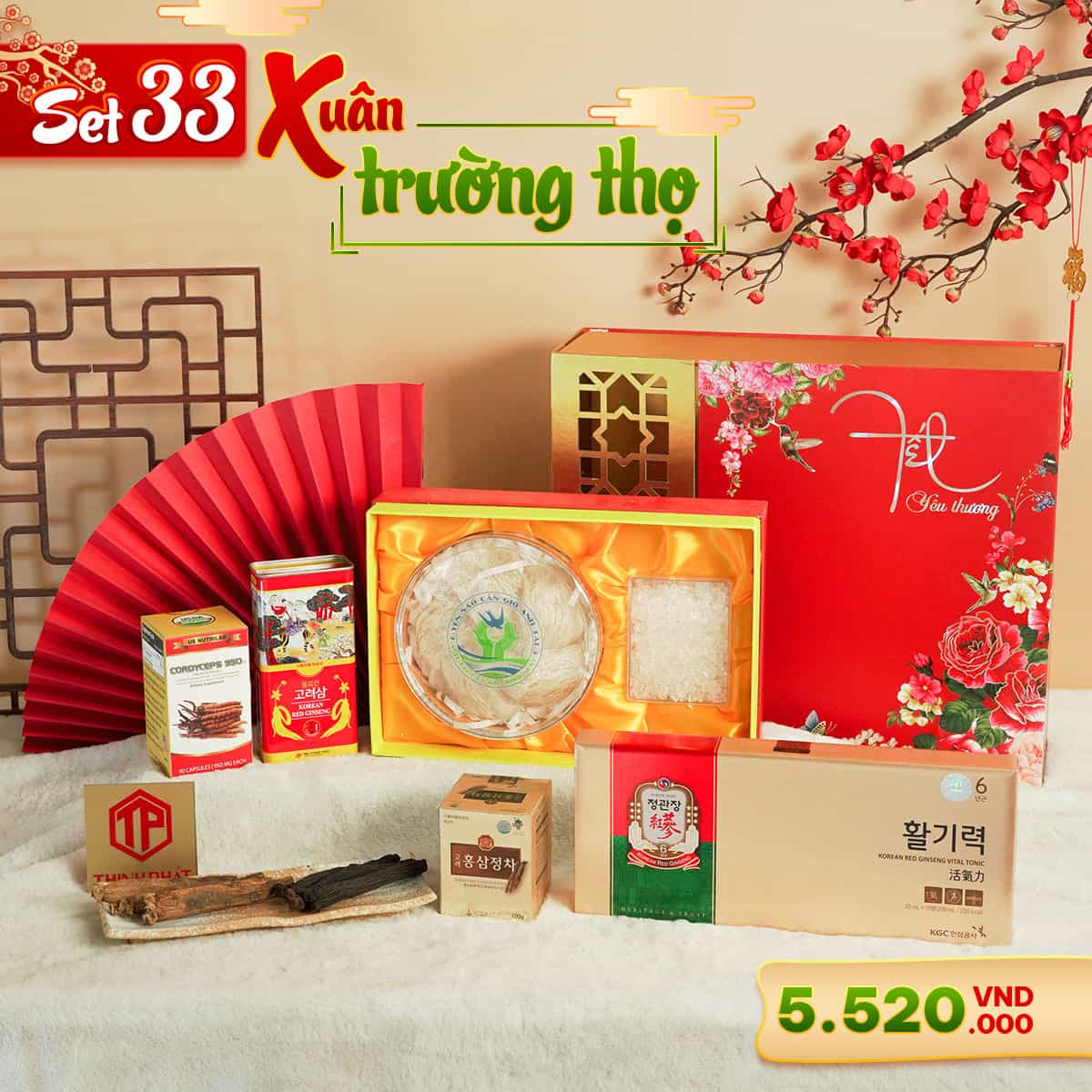 Hộp Quà Xuân Trường Thọ - Set 33 