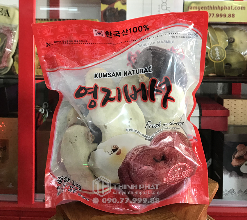 Nấm linh chi Hàn Quốc loại 1 - 1kg