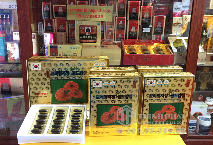 Viên linh chi Hàn Quốc KGS hộp giấy 120 viên