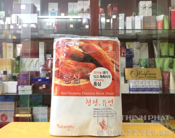 Mặt nạ hồng sâm dưỡng da Natureby Hàn Quốc