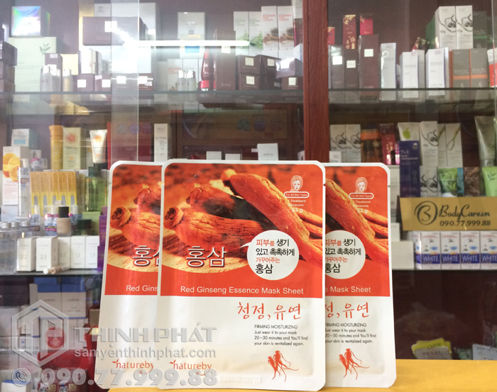 Mặt nạ hồng sâm dưỡng da Natureby Hàn Quốc