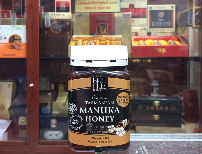 Mật Ong Manuka Blue Hills 250+ 500g