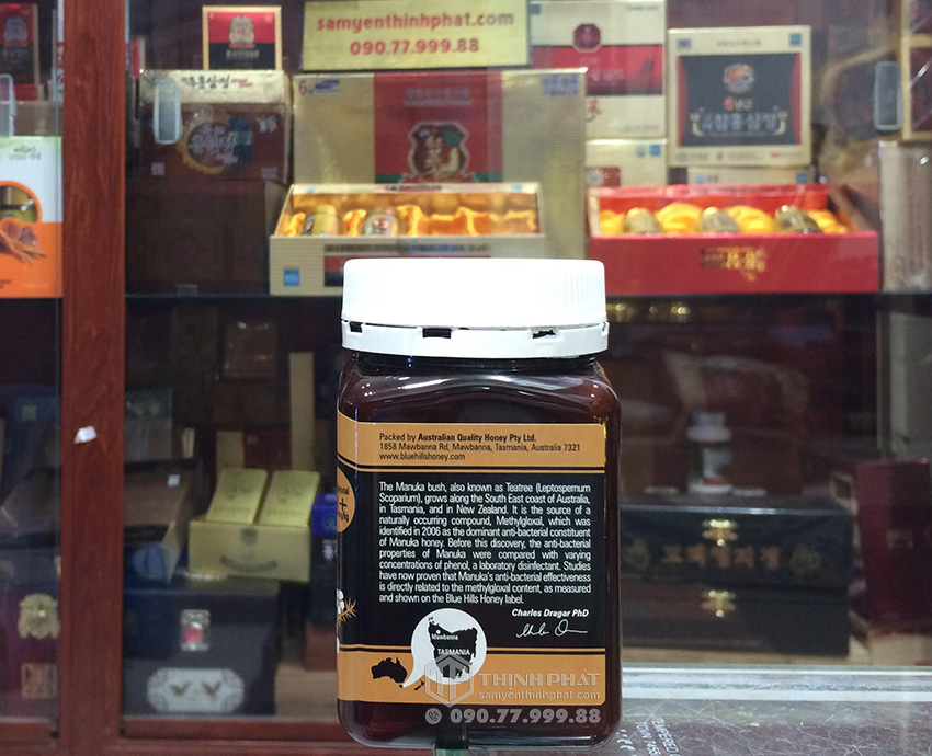 Mật Ong Manuka Blue Hills 250+ 500g
