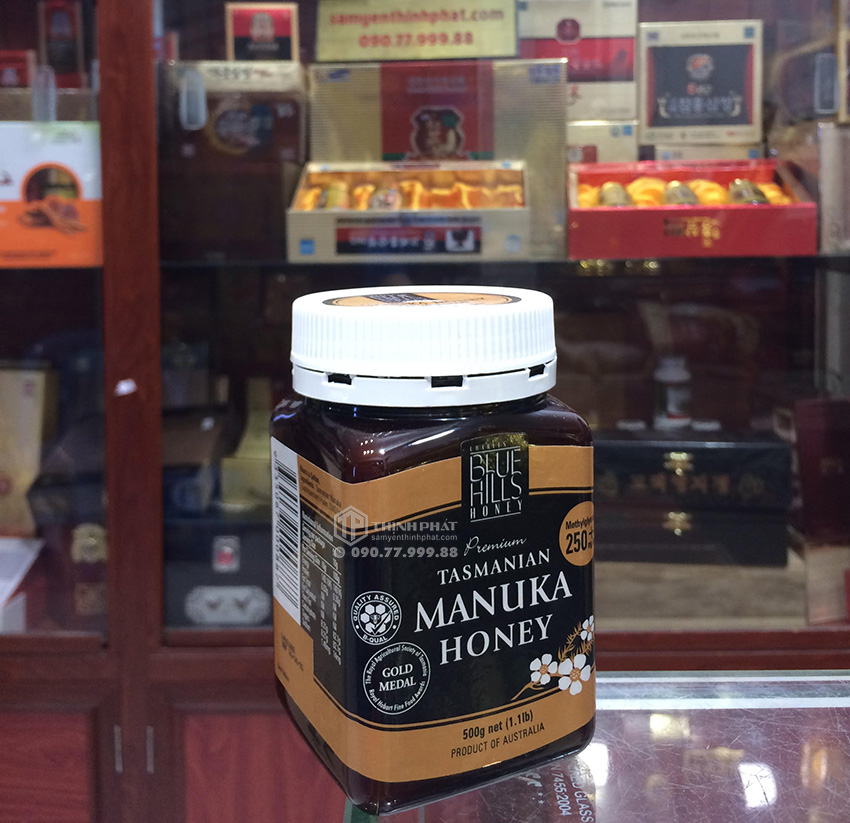 Mật Ong Manuka Blue Hills 250+ 500g