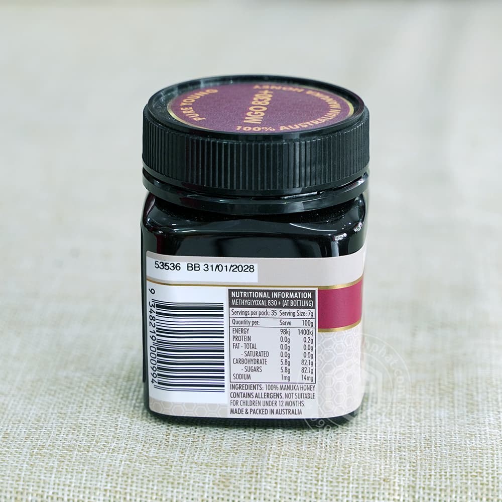 Mật ong Manuka 830+ 250g nhập khẩu từ Úc