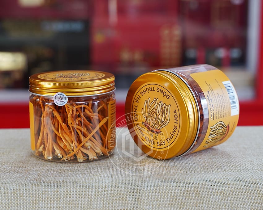 Nấm đông trùng hạ thảo sợi khô lọ 15g