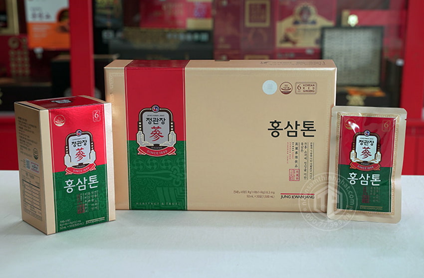 Nước hồng sâm Chính phủ Hàn Quốc cao cấp KGC Plus Mild hộp 30 gói Jung Kwan Jang