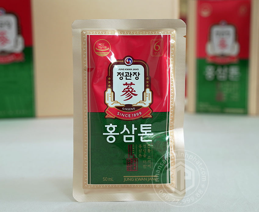 Nước hồng sâm Chính phủ Hàn Quốc cao cấp KGC Plus Mild hộp 30 gói Jung Kwan Jang