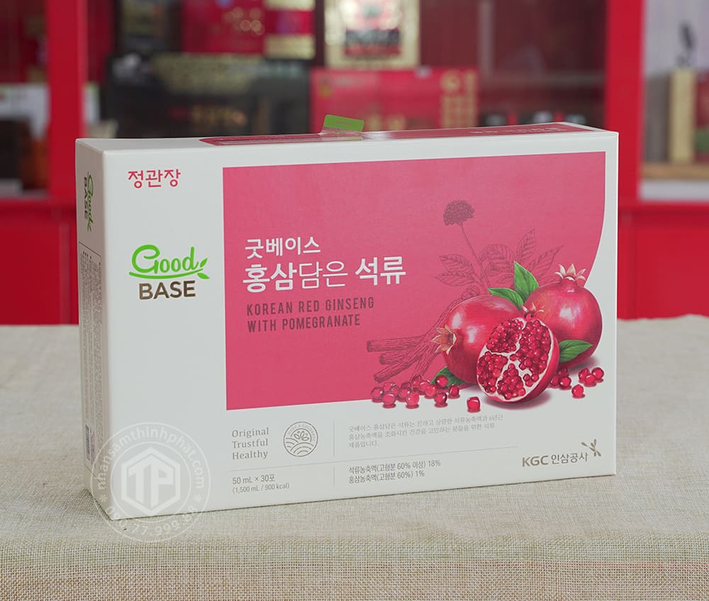 Nước hồng sâm lựu đỏ GoodBase KGC 30 gói x 50 ml