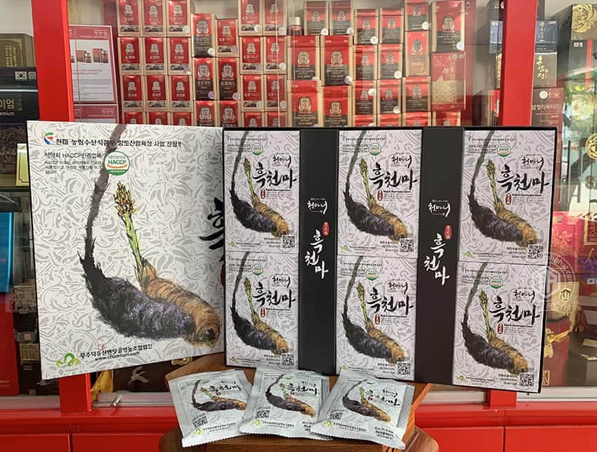 Nước thiên ma Hàn Quốc lên men hộp 30 gói x 80ml-Mua 1 tặng 1