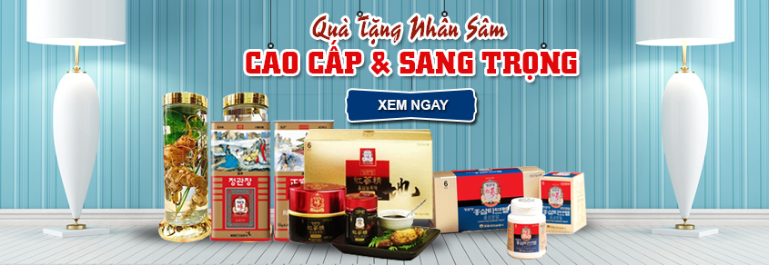 quà tặng nhân sâm