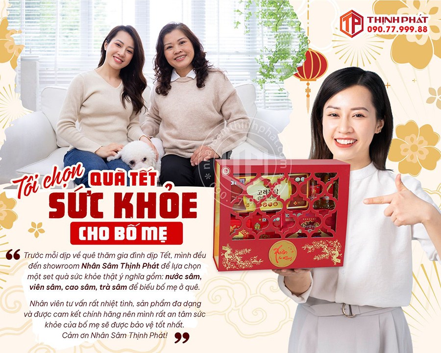 Tôi chọn Quà Tết Sức Khỏe Cho Bố Mẹ