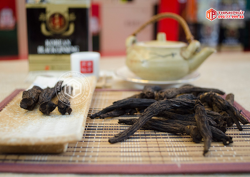 Hắc sâm củ khô 150g hộp thiếc chính hãng Deadong Hàn Quốc