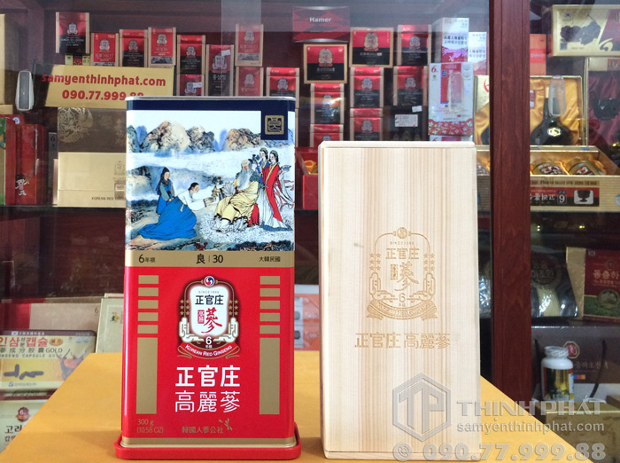 Hồng sâm chính phủ Jung Kwan Jang 30PCS 19 củ 300g