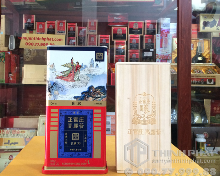 Hồng sâm chính phủ Jung Kwan Jang 30PCS 19 củ 300g