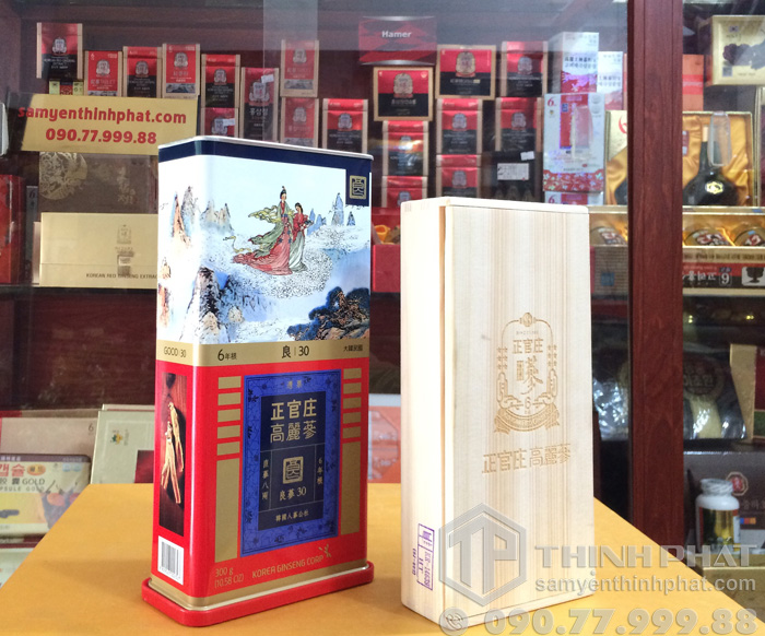 Hồng sâm chính phủ Jung Kwan Jang 30PCS 19 củ 300g