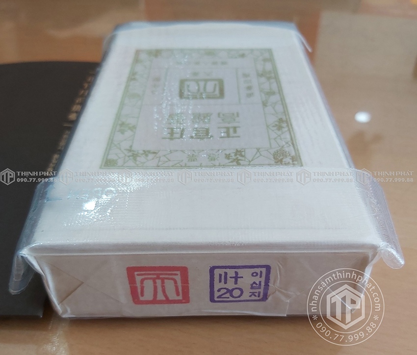 Thiên sâm chính phủ KGC Jung Kwan Jang thượng hạng Heaven 150g 20PCS 7 củ