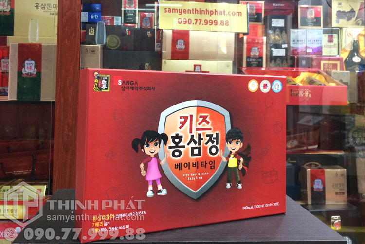 Nước hồng sâm em bé Sanga 30 gói x 10ml