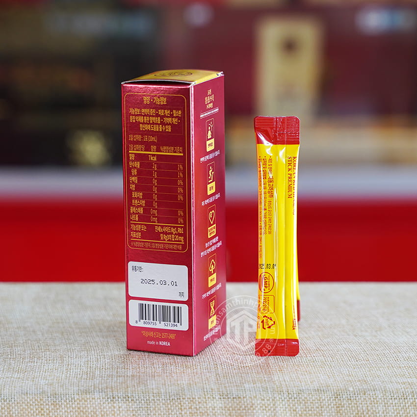 Nước hồng sâm nguyên chất Daedong Hàn Quốc 30 gói x 10ml