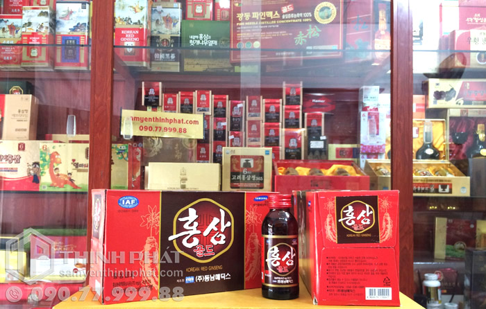 Nước Nhân Sâm Hộp 10 Chai
