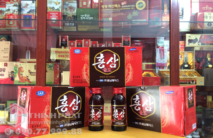 Nước Nhân Sâm Hộp 10 Chai