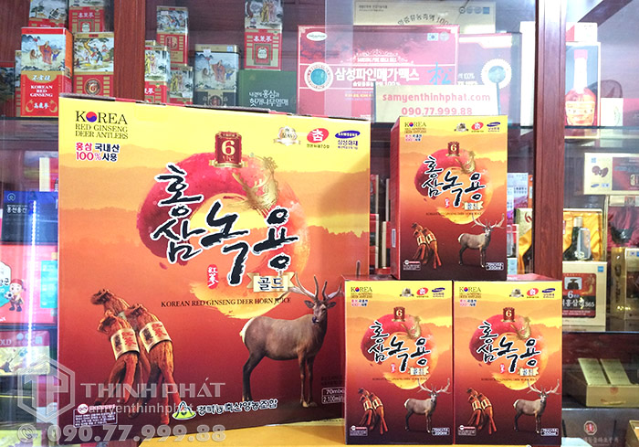 Tinh chất hồng sâm nhung hươu hộp 30 gói
