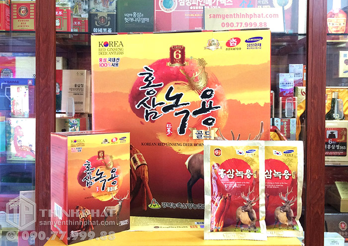 Tinh chất hồng sâm nhung hươu hộp 30 gói