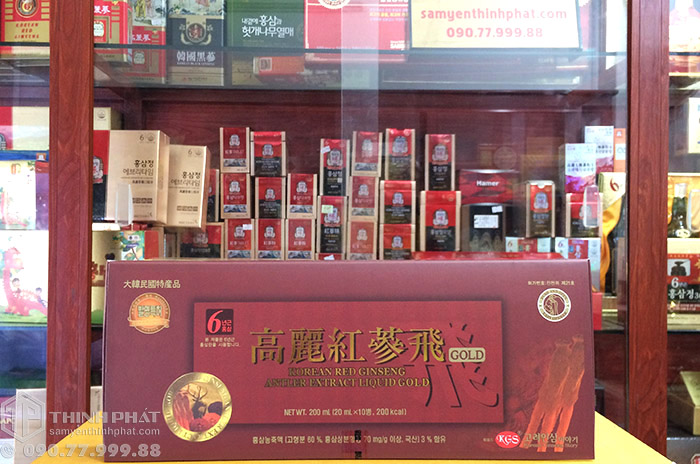 Tinh chất hồng sâm nhung hươu hộp 10 ống Chính hãng Hàn Quốc