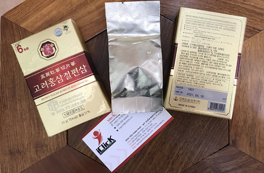 Hồng sâm lát tẩm mật ong Bio ApGold