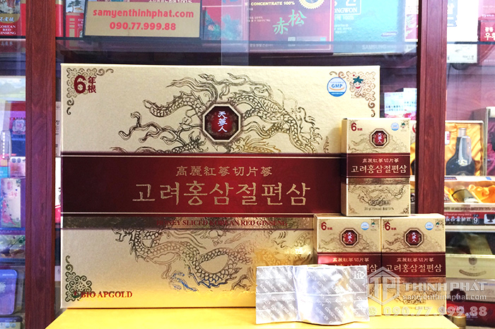 Hồng sâm lát tẩm mật ong Bio ApGold