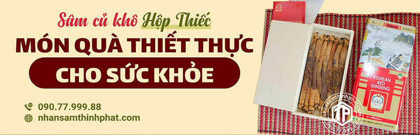 Hồng sâm củ khô - Món quà thiết thực cho sức khỏe