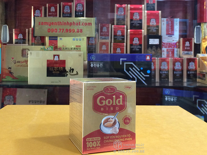 Tổ yến chưng đường phèn 100% tổ yến 190ml/ lọ - Gold Bird