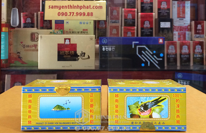 Tổ Yến Sào Khánh Hòa nguyên chất làm sạch hộp 3g - 011